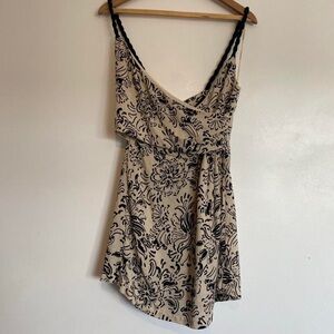 Zara printed rustic playsuit Size XS